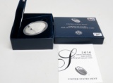 2014W Silver American Eagle Proof complete