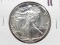 1987 Silver American Eagle CH BU light toning