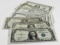 19 Series 1935 $1 Silver Certificates, up to AU: 2-35A, 35B, 35C, 2-35D, 35E, 6-35F, 6-35G (1 taped)