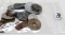 Mix: 3 Indian Cents corroded (1883, 2-87); 2 Lincoln (1955D, 57D); Buffalo Nickel 1936; 17 World (mo