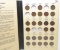 Library of Coins Lincoln Cent Album 83 Coins, 1909VDB-1940S, NO 09S VDB, 09S, 10S, 14DS, 22 Plain, 3