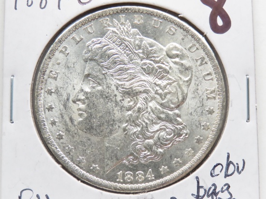 Morgan $ 1884-O BU obv bag marks