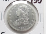 Capped Bust Half $ 1834 F cleaned