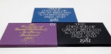 3 Proof Sets, Coinage of Great Britain & Northern Ireland: 1980, 1981, 1982