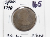 1790 Spain 2 Reales silver