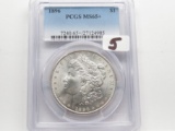 Morgan $ 1896 PCGS MS65+