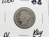 Liberty V Nickel 1886 AG, Key Date