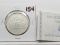 1991D USO Commemorative Silver $ Unc with COA, no box
