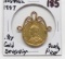 Australia .917 Gold 1 Sovereign 1887 Jewelry Piece