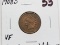 Indian Cent 1908S VF ?environmental damage, better date