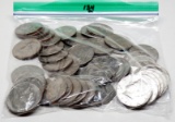 50 Kennedy Half $ mixed mint marks: 10-1971, 10-72, 10-74, 10-76, 5-77, 5-80