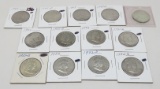 13 Silver Franklin Half $ avg circ: 1948PD, 49PDS, 50PD, 51PDS, 52PDS