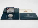 1992P Columbus Commemorative Silver $ PF complete