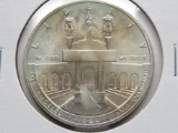 1984D Olympic Coliseum Commemorative Silver $ Unc toned, no box or COA