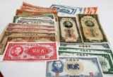 23 Chinese Notes many older, some Unc, some repeats