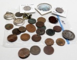 27 miscellaneous, damage or altered coins