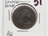 Liberty Cap Large Cent ? 1794, denticle border, corrosion worn