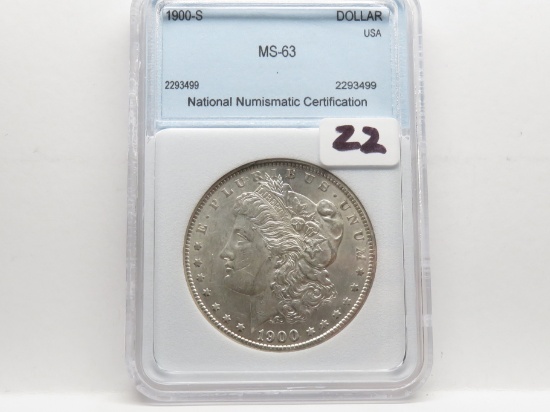 Morgan $ 1900-S NNC MS63