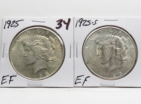 2 Peace $: 1925 EF, 1925S EF