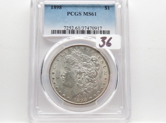 Morgan $ 1898 PCGS MS61