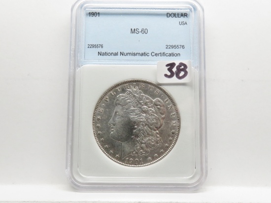 Morgan $ 1901 NNC MS60 (Hard date in better grades)