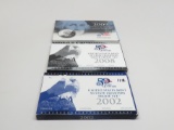 3-5 Coin Statehood Quarter Proof Sets: 2002, 2008 Silver, 2009