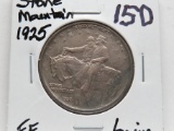 1925 Stone Mountain Commemorative Half  EF toning