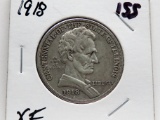 1918 Lincoln Half $ Commemorative XF