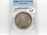 Morgan $ 1890 PCGS MS61 (Toning)