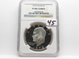 Eisenhower Silver $ 1972-S PCGS PF68* Cameo