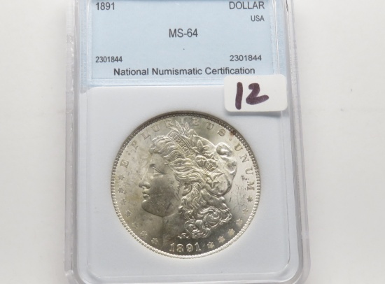 Morgan $ 1891 NNC MS64