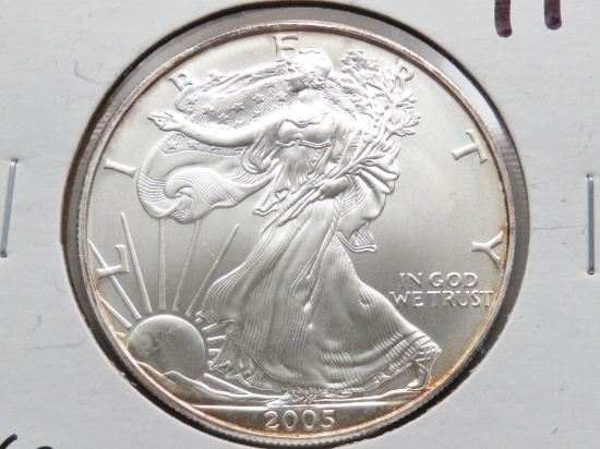2005 Silver American Eagle Gem BU