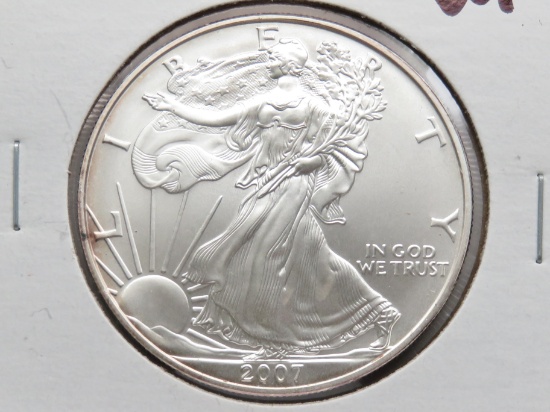 2007 Silver American Eagle CH BU