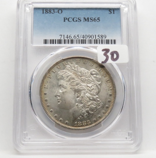 Morgan $ 1883-O PCGS MS65