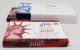 2 US Proof Sets: 2007, 2007 Silver