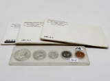3 1/2 US Mint Sets: 1964D in Cap Plastic, 3 complete (2-1968, 1969)