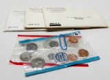 4 US Mint Sets: 1968 (no outer envelope), 1969, 1970, 1971