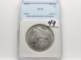 Morgan $ 1891-O NNC MS62