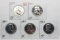 5 Silver Franklin Half $ Proof: 1959, 4-1962