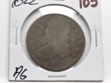 Capped Bust Half $ 1822 AG