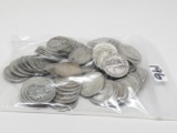 78 Silver Dimes: 58 Mercury, 20 Roosevelt