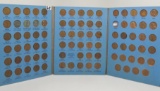 Whitman Lincoln Cent Album #2, 87 Coins, 1941-1974S, (51 Wheat, 36 Memorial)