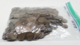 500 M/L Lincoln Wheat Cents unsearched by us