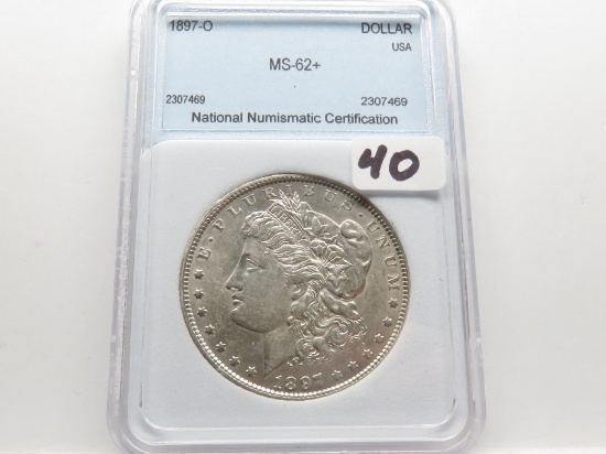 Morgan $ 1897-O NNC MS62+