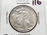 Walking Liberty Half $ 1933S EF