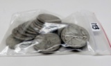 20 Silver Walking Liberty Half $ 1940s