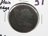 Flowing Hair Large Cent 1795 plain edge AG scratched