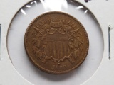 Two Cent Piece 1868 AU