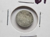 Silver Three Cent 1857 Fine ?dirty