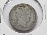 Barber Quarter 1903 VG soiled